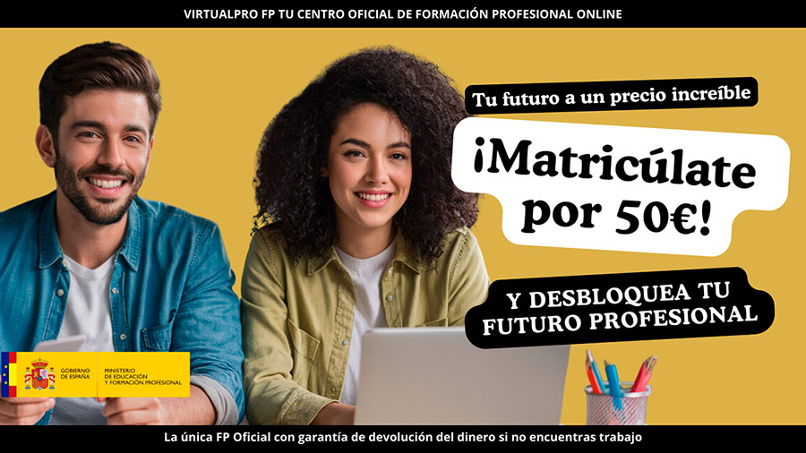 Oferta de matrícula por 50€